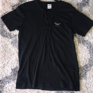 Black PINK oversized tee